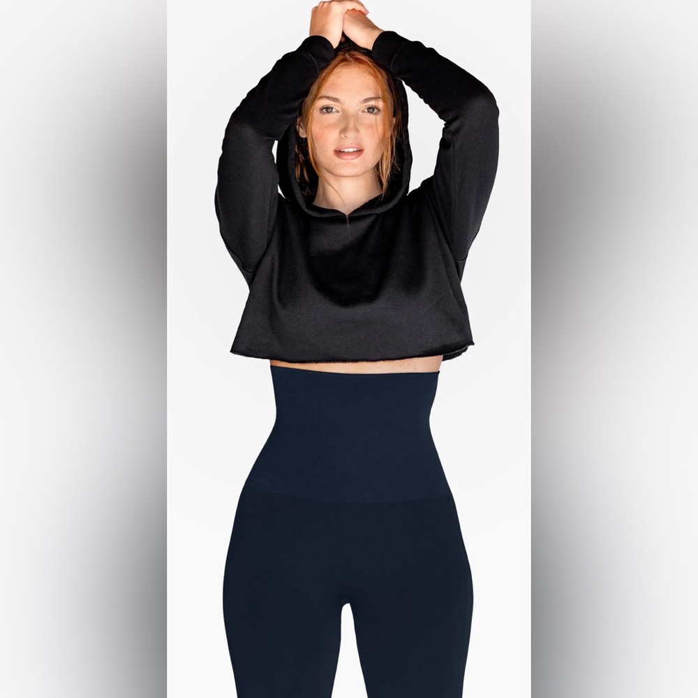 BELLY BANDIT Mother Tucker Postpartum Shapewear Leggings Size Large Black